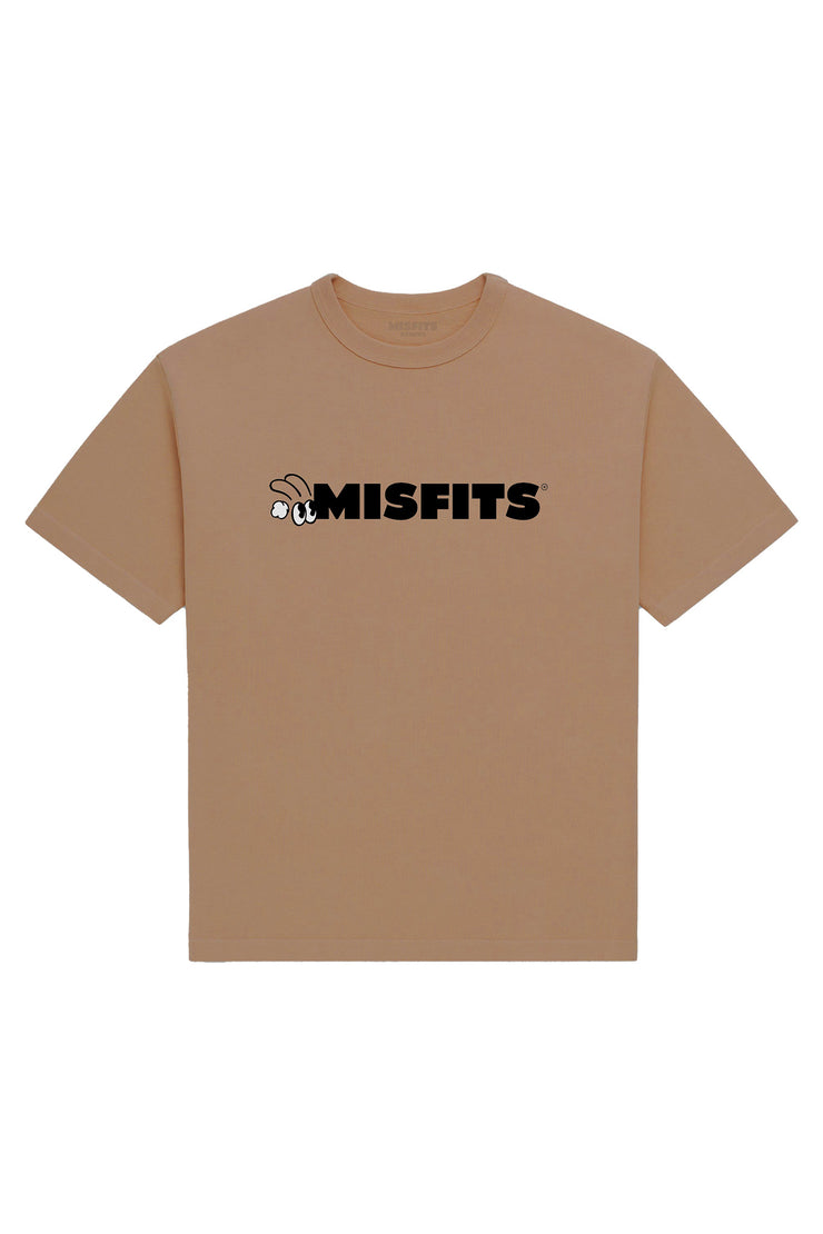 Misfits Gaming Dare 2B Different T-shirt, Khaki with misfits text in black front
